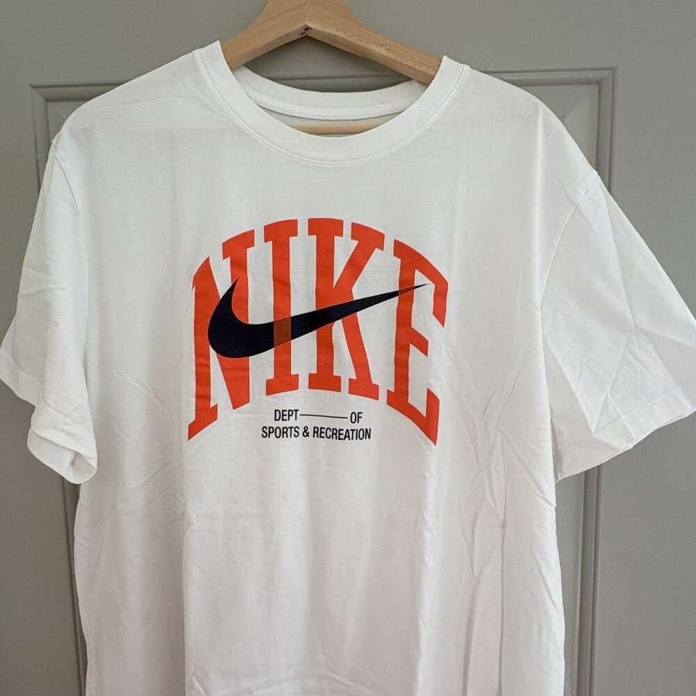 White Nike Athletic Tee - Mens XXL